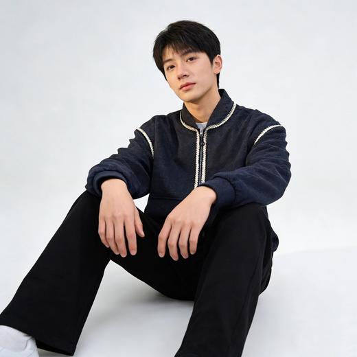 【颜值与质感双在线 华夫格肌理】春秋情侣款松弛感棒球服（ELXM99-WY715） 商品图7