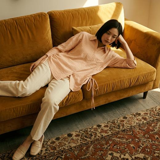 HN 设计感抽绳休闲衬衣 商品图7