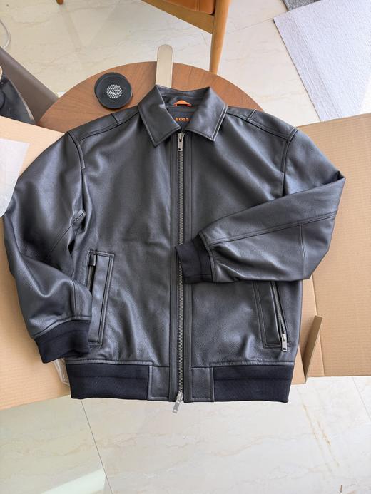 保真正品订单！Boss26新款男士土耳其进口绵羊皮夹克 商品图0