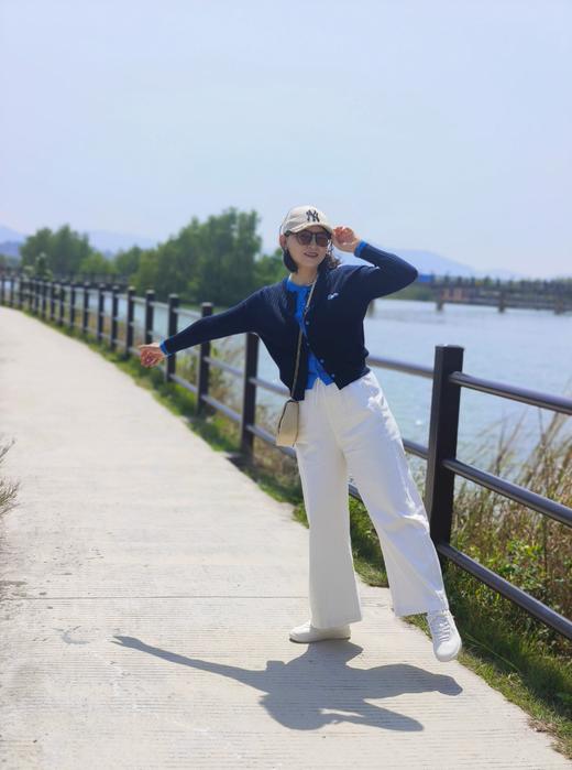 【宽松牛仔裤】梨形身材福音！遮肉显瘦！微气球裤版型 纯棉砂洗自然色 抽绳松紧腰 阔腿裤 商品图7