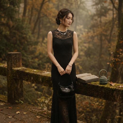 SLF鱼尾摆女人味活里连衣裙 商品图4