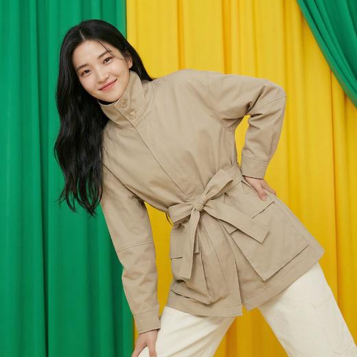 LIN HN 宽边摆松弛夹克外套 商品图6