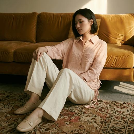 HN 设计感抽绳休闲衬衣 商品图4