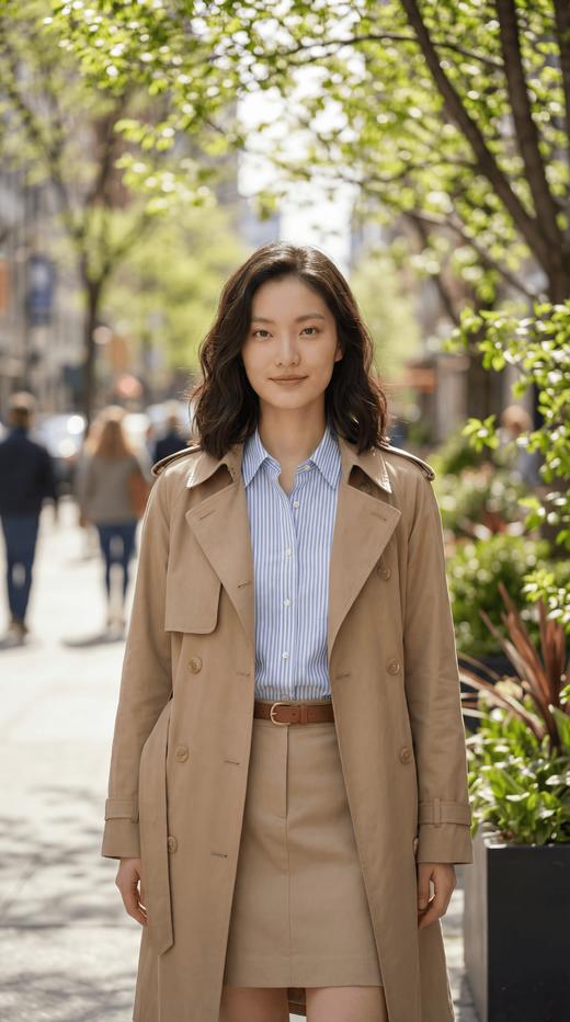 巴宝莉经典直筒袖风衣（附腰带） 商品图5