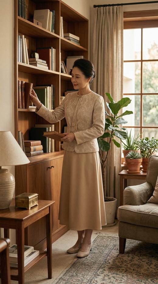 轻国风不对称门襟花扣外套 商品图5