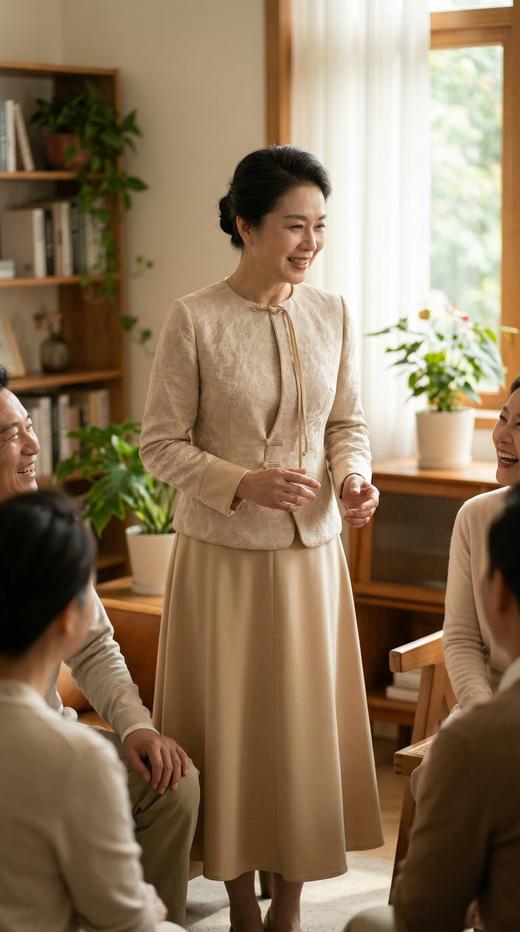 轻国风不对称门襟花扣外套 商品图7