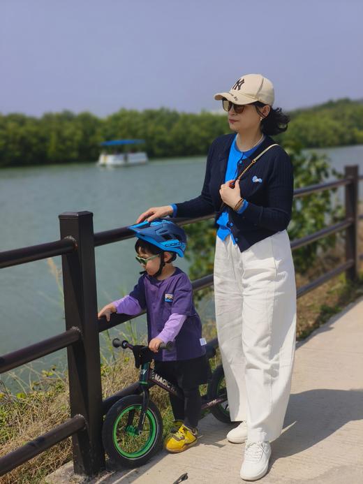 【宽松牛仔裤】梨形身材福音！遮肉显瘦！微气球裤版型 纯棉砂洗自然色 抽绳松紧腰 阔腿裤 商品图8