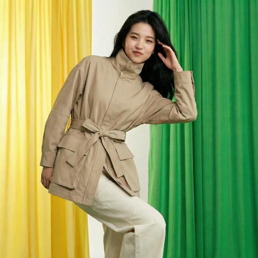 LIN HN 宽边摆松弛夹克外套 商品图5