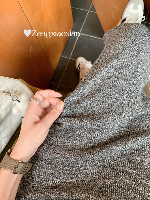 <曾小咸推荐>3.14现货秒杀 ！微信超特价！韩系u领针织背心连衣裙 日常159.99 立减80 秒杀79.99！！ 商品图8