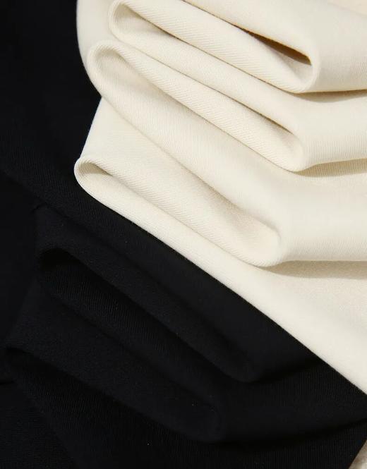 LONGNVFAIR学院运动小V领卫衣 | 圆领拼小V领，休闲感松弛穿搭，高级又自在【3-7天发货，周末顺延】 商品图3