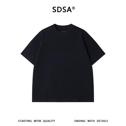 39016SDSA男装2026新款高贵轻奢美式时尚贴布字母圆领短袖T恤宽松百搭 商品图1