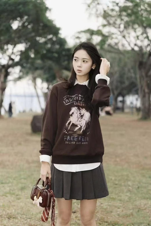 【高品质私服】【MC生肖马年系列彩绘印花卫衣】生肖马年系列卫衣，彩绘印花复刻传统奔马之境G1665-CC【无标出货 介意慎拍】 商品图7