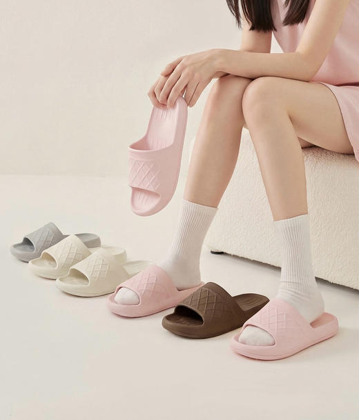 踩屎感~春夏新款室内家居家用防滑浴室洗澡eva凉拖男士夏季 商品图0