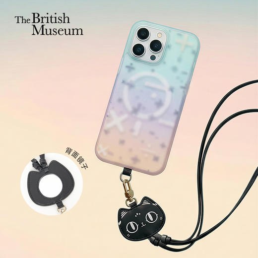 大英博物馆 巴斯特系列 萌猫手机绳挂件 商品图0