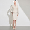 IWY/轻奢米白色西装套裙女春季新款高级感通勤职业装两件套正装25CS812 商品缩略图1