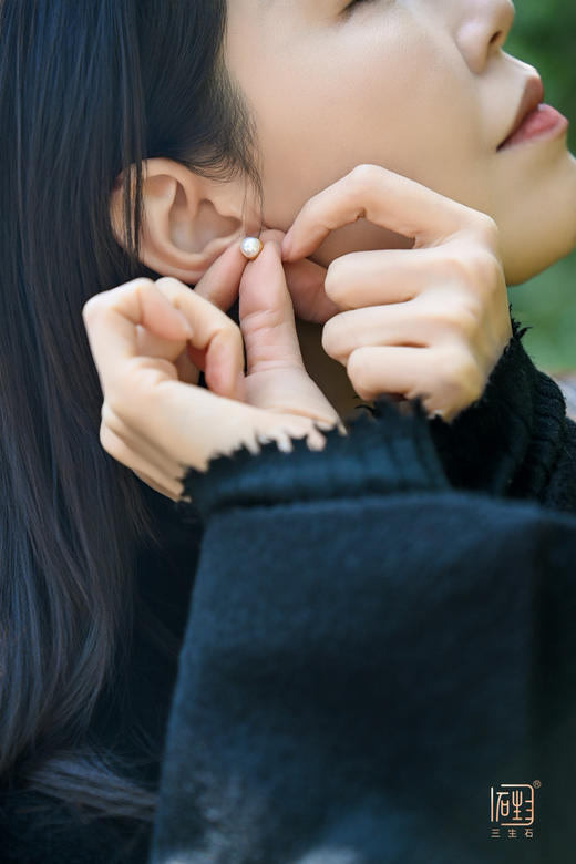 春日绽放 | 三生石本色珍珠钛钢镀金耳钉/天然珍珠软蛇骨手链 补水套装福利 商品图9