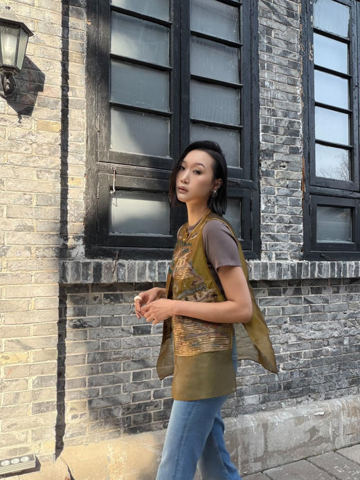 【中式之美】噢蜜ooomeooo真丝刺绣马甲 商品图5