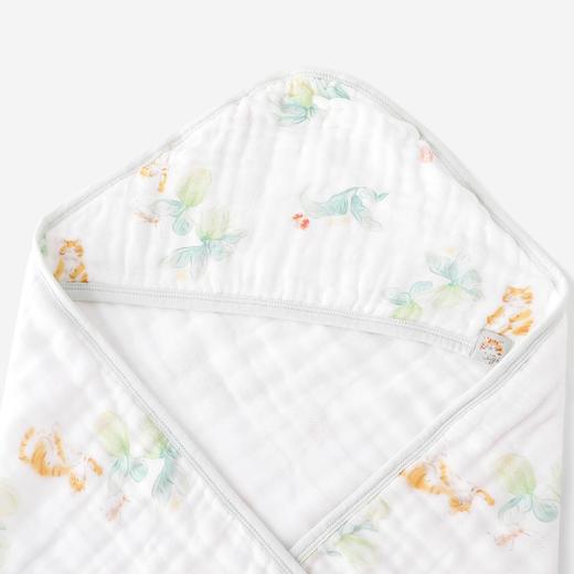 YEEHOO配饰j6-0萌猫果踪包巾白90*90CM/YMJBJ0S088A 商品图3