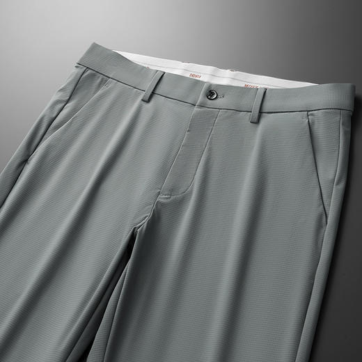 【DKP】大依优型大码男装夏季冰丝休闲裤西裤松紧腰商务休闲直筒长裤330 商品图3