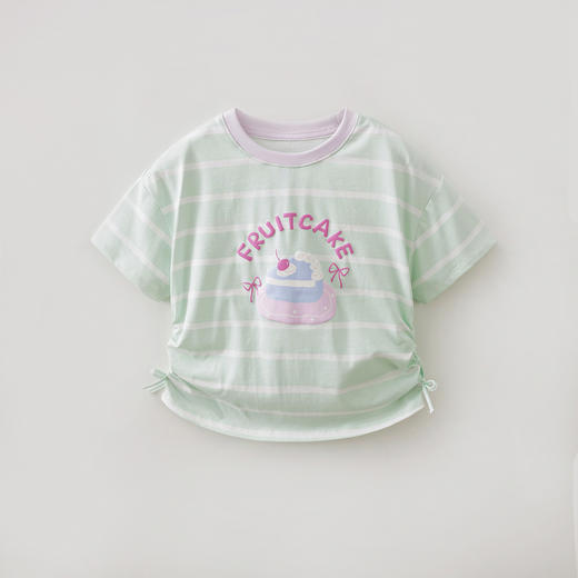 马克珍妮甜趣蛋糕屋女童凉感抽褶T恤2026年夏装新款560570 商品图4