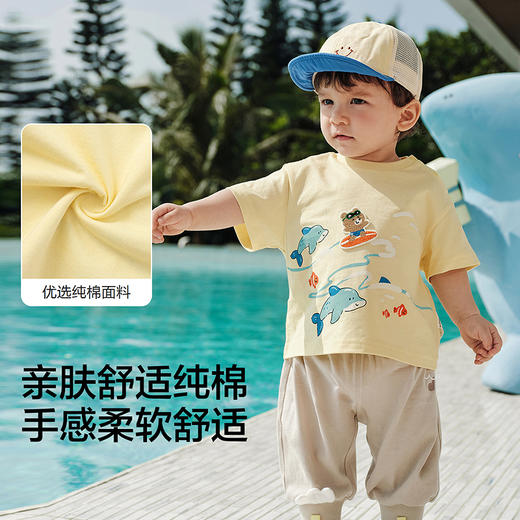 【balaOne】巴拉巴拉童装宝宝短袖t恤婴儿上衣2026新款夏季可爱萌 商品图3