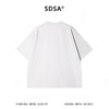 SDSA男装2026新款高贵轻奢小众简约短袖T恤撞色印花字母圆领百搭 商品缩略图4