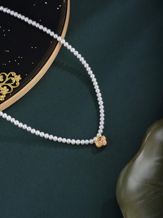 子佩集【福马驾到】银S925珍珠惜王妃耳环【ZZXL053】镀金小马2602 商品图2