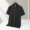 【DKP】【纯棉】大依优型大码男装夏季纯色短袖POLO衫商务休闲T恤多色 商品缩略图4