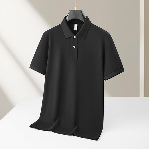 【DKP】【纯棉】大依优型大码男装夏季纯色短袖POLO衫商务休闲T恤多色 商品图4