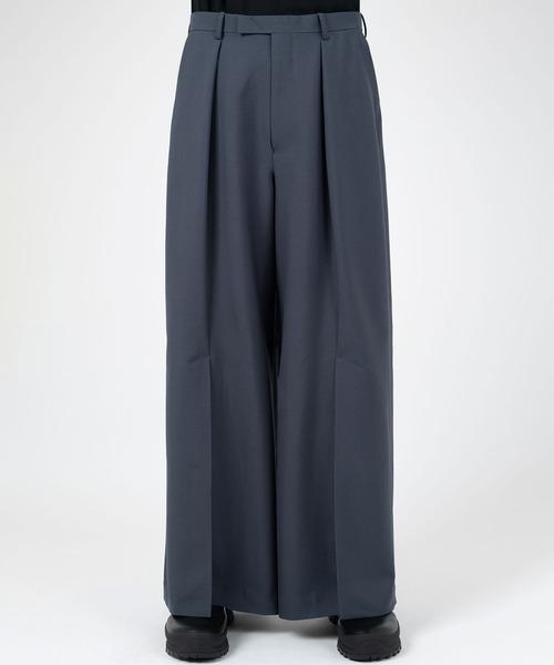 LADMUSICIAN 羊毛前开衩裤 商品图0