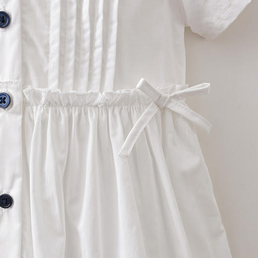 马克珍妮元气海军风女童A字连衣裙2026年夏装新款560871 商品图4