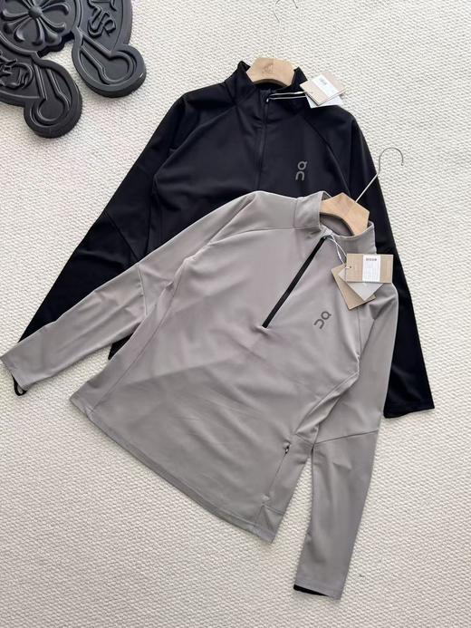 【ss1】女士运动休闲新款长袖半拉链运动套头衫！！ 商品图1