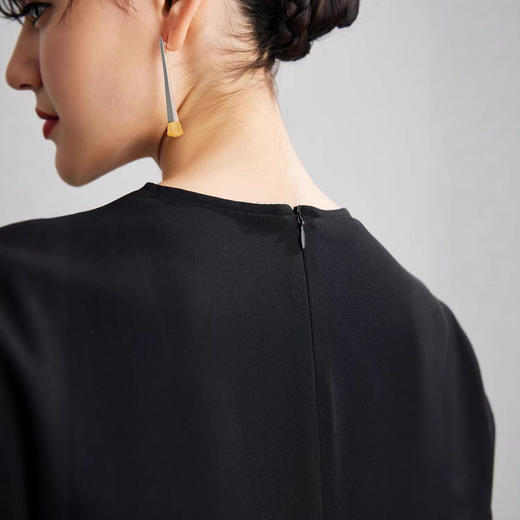 【真丝衬里】30姆米重磅桑蚕丝连衣裙女A版无袖背心真丝连衣裙 商品图4