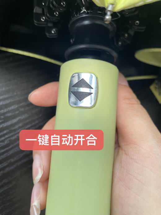 【小来】全自动晴雨伞，12骨抗风更稳固，一键自动开合，黑胶防晒，阻隔99.9%紫外线，荷叶拒水伞布 商品图1