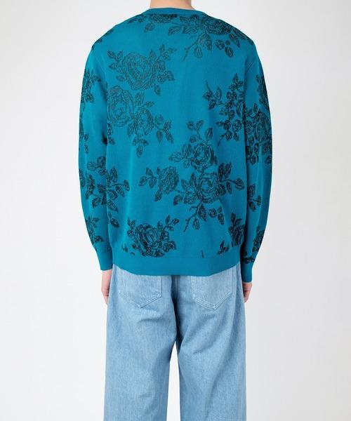 LADMUSICIAN 手绘花朵V领上衣 商品图2