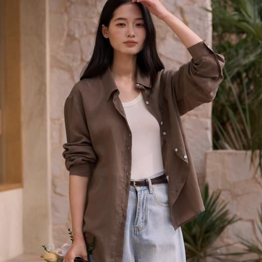 【2026年新款】SPLELED 呼吸麻衬衫 9783  天丝亚麻  宽松剪裁 贴肤舒适 轻盈透气 随性百搭 商品图1