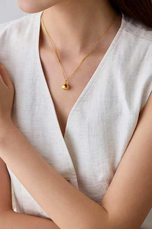 【夏日小精致】银镀金石榴项链 精致款项链 套链 非质量问题不退不换 感谢理解 商品图1