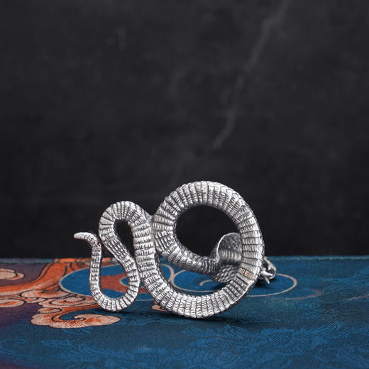 子佩集【十二生肖】S999银茶宠【CC414】鼠牛虎兔龙蛇马羊猴鸡狗猪小摆件2509 商品图6