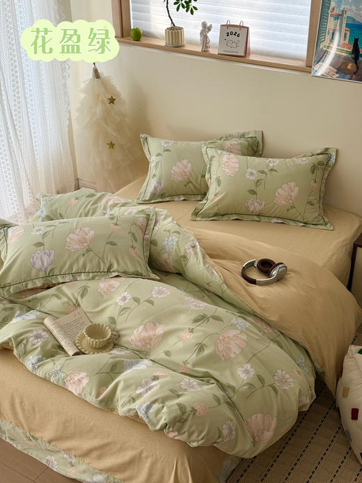 四季可用~福利款全棉印花四件套 田园/卡通/简约多种风格 亲肤舒适透气  耐水洗不起球 商品图8