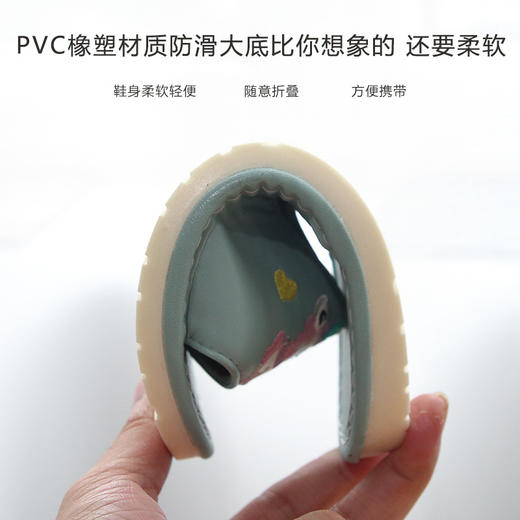 超纤维羊皮~糖果色儿童凉拖鞋卡通绣花PU皮拖鞋 室内家用家居宝宝皮拖鞋男女童春夏 商品图3