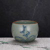 子佩集S990【幽兰芳华】摆件【SR002】纯银茶具冰裂纹梅兰竹菊茶杯-金鱼景德镇手绘2508 商品缩略图0