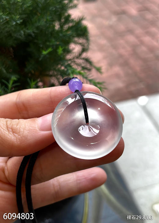 玻璃平安扣裸石【6094803】具体价格微信咨询 商品图1