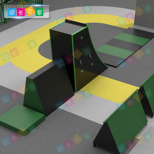 体能跑酷单曲面跑酷墙 商品图3