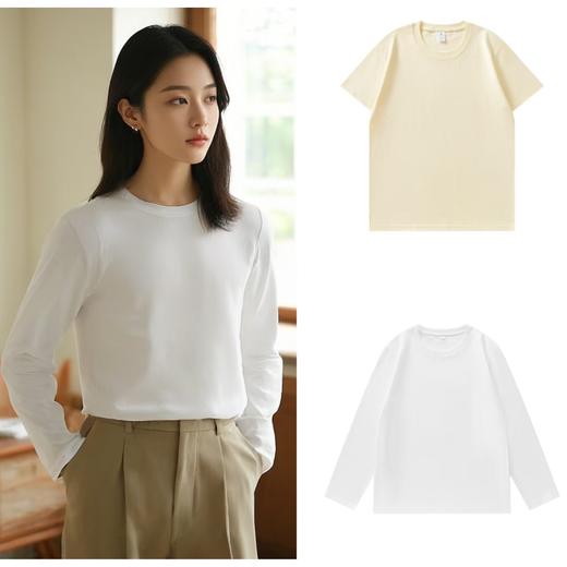 89元起三件！狂野橘子 重磅纯棉短袖/长袖T恤丨男女同款 高克重230g&240g，耐穿有质感（下单备注颜色全称） 商品图3