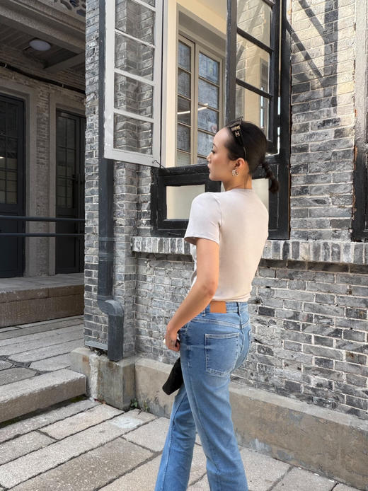 【棉麻之美】噢蜜ooomeooo正肩小圆领防晒T 商品图2