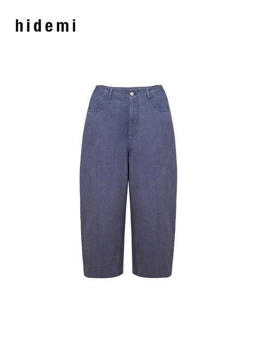 hidemi副线小h 香蕉裤Banana Pants系列宽松茧型牛仔裤弯刀裤九分长裤 商品图9