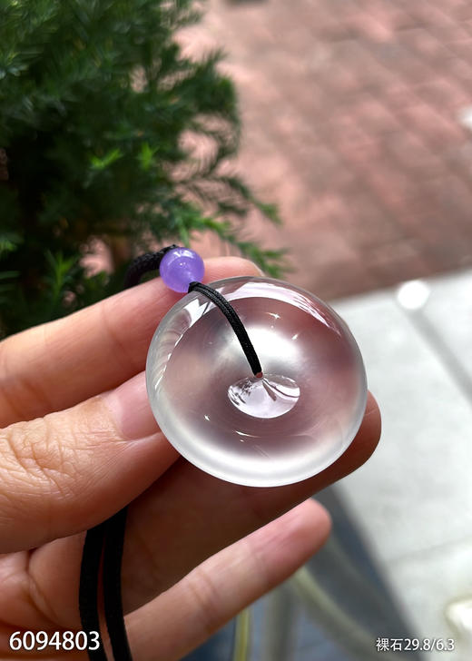 玻璃平安扣裸石【6094803】具体价格微信咨询 商品图2