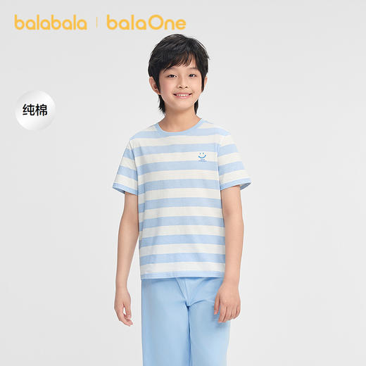 【balaOne】巴拉巴拉童装儿童短袖t恤男童女童上衣夏新款亲子纯棉 商品图1