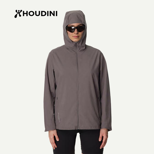 HOUDINI胡丁尼Pace Trail疾速户外26春夏新女连帽跑步轻防风外套 810061 商品图6