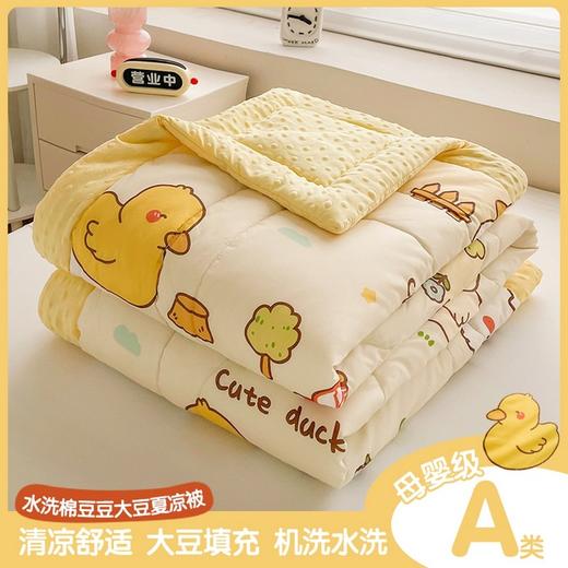 【吸湿排汗❗蓬松舒适不压身】A类水洗棉双层纱豆豆被大豆空调被春夏季可机洗儿童薄被夏凉被。xa 商品图1